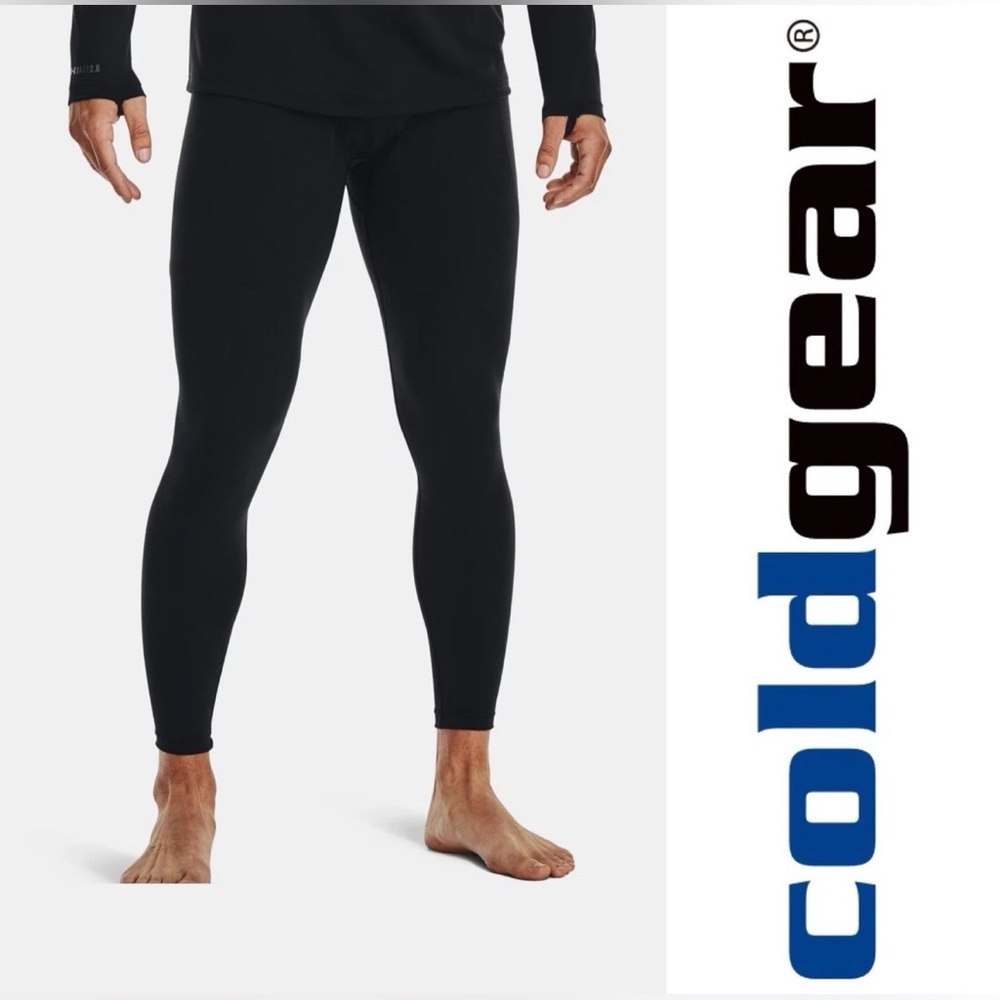 Under Armour Base 2.0🔥ColdGear Base Layer Legging Black Mens size: MD / LG